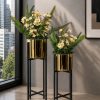 Golden Luxe Floral Planter (PL1065)