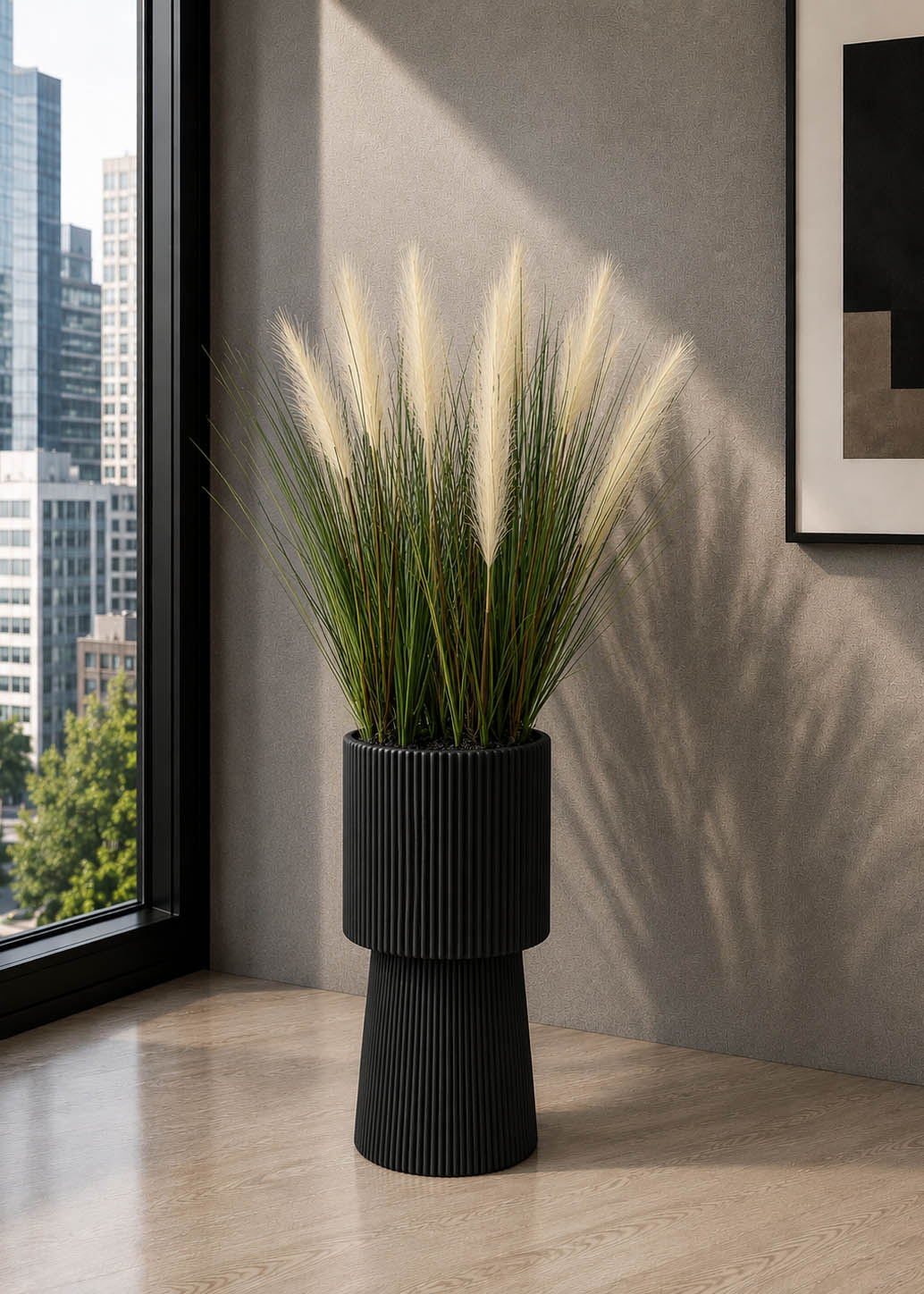 Ivory Pampas Grass (PL1087)
